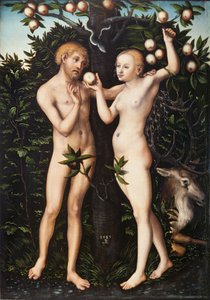 Adam et Eve - Lucas Cranach the Elder
