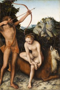 Apollon et Diane, vers 1530 - Lucas Cranach the Elder