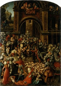 Allemand : Bethlehemitischer Kindermort Le massacre des innocents - Lucas Cranach the Elder
