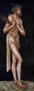 French : Sündenfall : Adam Souffrant du Christ - Lucas Cranach the Elder