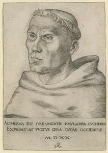 Luther en moine augustin - Lucas Cranach the Elder