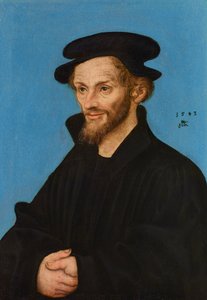 Portrait de Philippe Melanchthon - Lucas Cranach the Elder