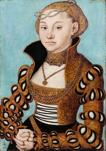 Portrait de la princesse Maria de Saxe - Lucas Cranach the Elder