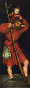 Saint Christophe [verso, aile gauche] - Lucas Cranach the Elder