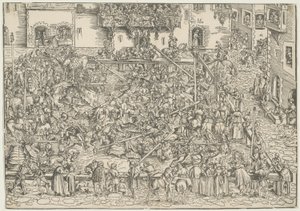 Le premier tournoi - Lucas Cranach the Elder