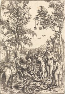 Le Jugement de Paris - Lucas Cranach the Elder