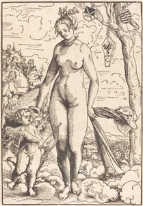 Vénus et Cupidon - Lucas Cranach the Elder