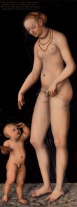 Vénus avec Cupidon comme voleur de miel - Lucas Cranach the Elder