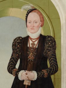 Anna de Danemark, duchesse de Saxe - Lucas Cranach the Younger