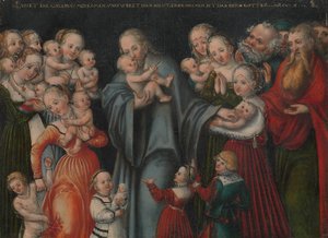 Christ Bénissant les Enfants, vers 1545-50