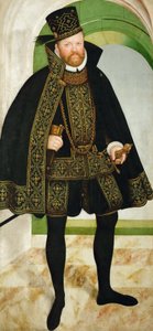 Allemand : Électeur Auguste de Saxe (1526-1586) Auguste, Électeur de Saxe (1526-1586) - Lucas Cranach the Younger