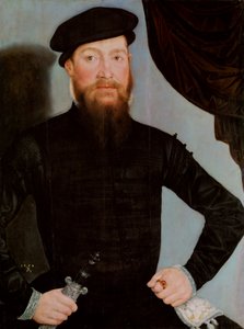 French : Portrait masculin Male Portrait - Lucas Cranach the Younger