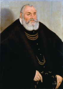 Portrait de Georges le Pieux de Brandebourg-Ansbach - Lucas Cranach the Younger