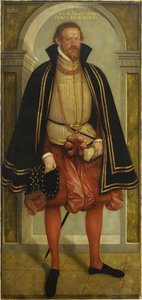 Portrait du prince Joachim Ernst von Anhalt (1536 - 1586) - Lucas Cranach the Younger