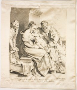 La Sainte Famille avec Saint Jean et Sainte Élisabeth - Lucas Emil Vorsterman