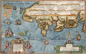 Carte de la Manche - Lucas Janszoon Waghenaer