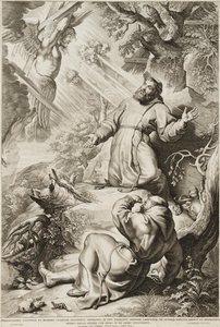 Saint François recevant les stigmates - Lucas Vorsterman the Elder