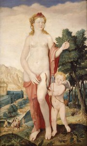 Vénus et Amour, seconde moitié du 16e siècle - Lucas de Heere