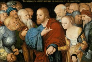 Le Christ et la femme adultère, vers 1520-50