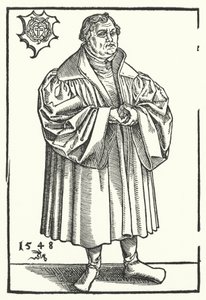 Réformateur protestant allemand Martin Luther dans sa vie ultérieure - Lucas the Elder (after) Cranach
