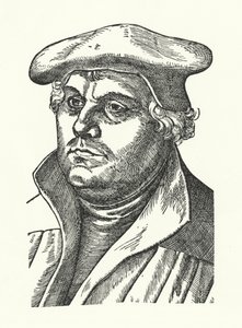 Martin Luther, réformateur protestant allemand - Lucas the Elder (after) Cranach