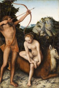 Apollon et Diane - Lucas the Elder Cranach