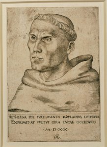 Martin Luther ... (gravure) - Lucas the Elder Cranach