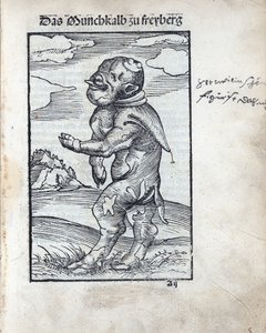 Moine veau de Freiberg (Das Mönchskalb zu Freiberg), par Cranach, Lucas, l
