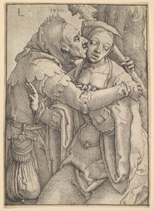 Un fou et une femme, 1520 - Lucas van Leyden