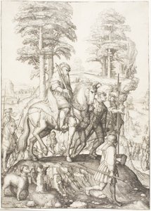Abigaïl devant David - Lucas van Leyden