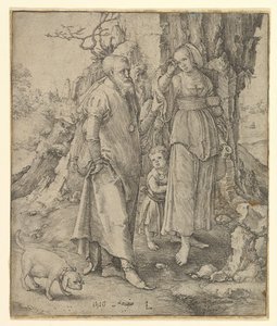 Abraham renvoyant Agar - Lucas van Leyden