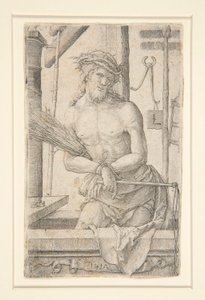 Christ en homme de douleurs avec les instruments de la Passion