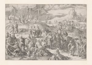 La montagne du calvaire - Lucas van Leyden