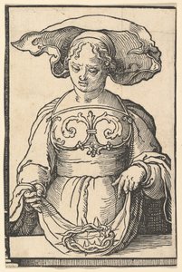 Sibylle de Delphes, de la série des Sibylles, vers 1530 - Lucas van Leyden