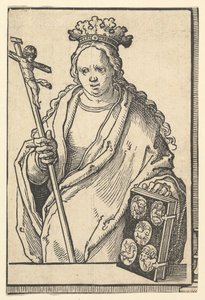Ecclesia Christi Faith, de la série des Sibylles, vers 1530 - Lucas van Leyden