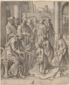 Esther devant Assuérus - Lucas van Leyden