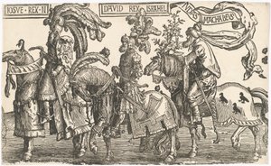 Josué, David, Judas Maccabée - Lucas van Leyden
