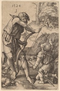 Lamech et Caïn - Lucas van Leyden