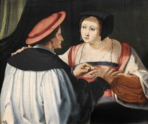 Les Fiancés, vers 1525 - Lucas van Leyden