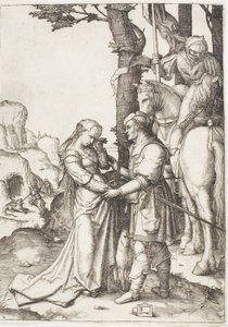 Saint Georges libérant la princesse - Lucas van Leyden