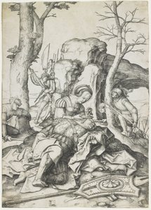 Samson et Dalila, vers 1508 - Lucas van Leyden
