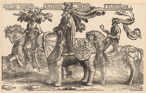 Les Neuf Héros : Hector de Troie, Alexandre de Macédoine, Jules César