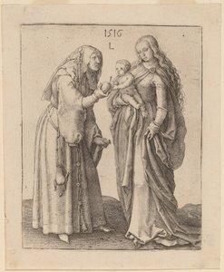 La Vierge et Sainte Anne - Lucas van Leyden
