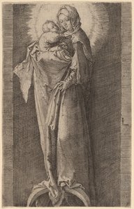 La Vierge dans la niche - Lucas van Leyden