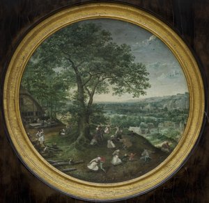 Paysans faisant la fête (Kermesse)