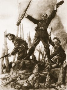 Au sommet de Hartmannswillerkopf - Lucien Hector Jonas