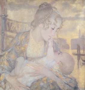 Maternité ou Vierge de Venise - Lucien Levy Dhurmer