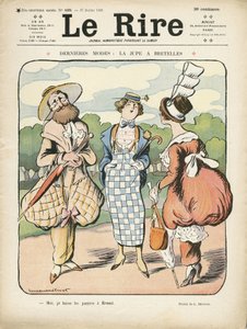 Illustration dans Le Rire, 27/07/12 - Dernière mode (gravure)