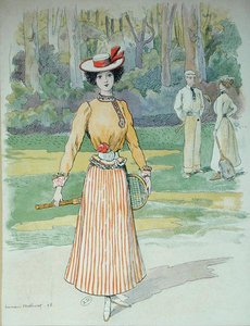 Tenue de tennis - Lucien Metivet