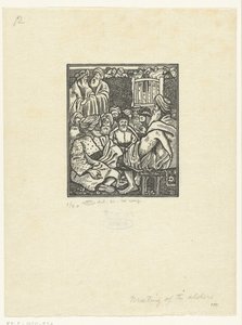 Réunion de Boaz avec les dix anciens - Lucien Pissarro